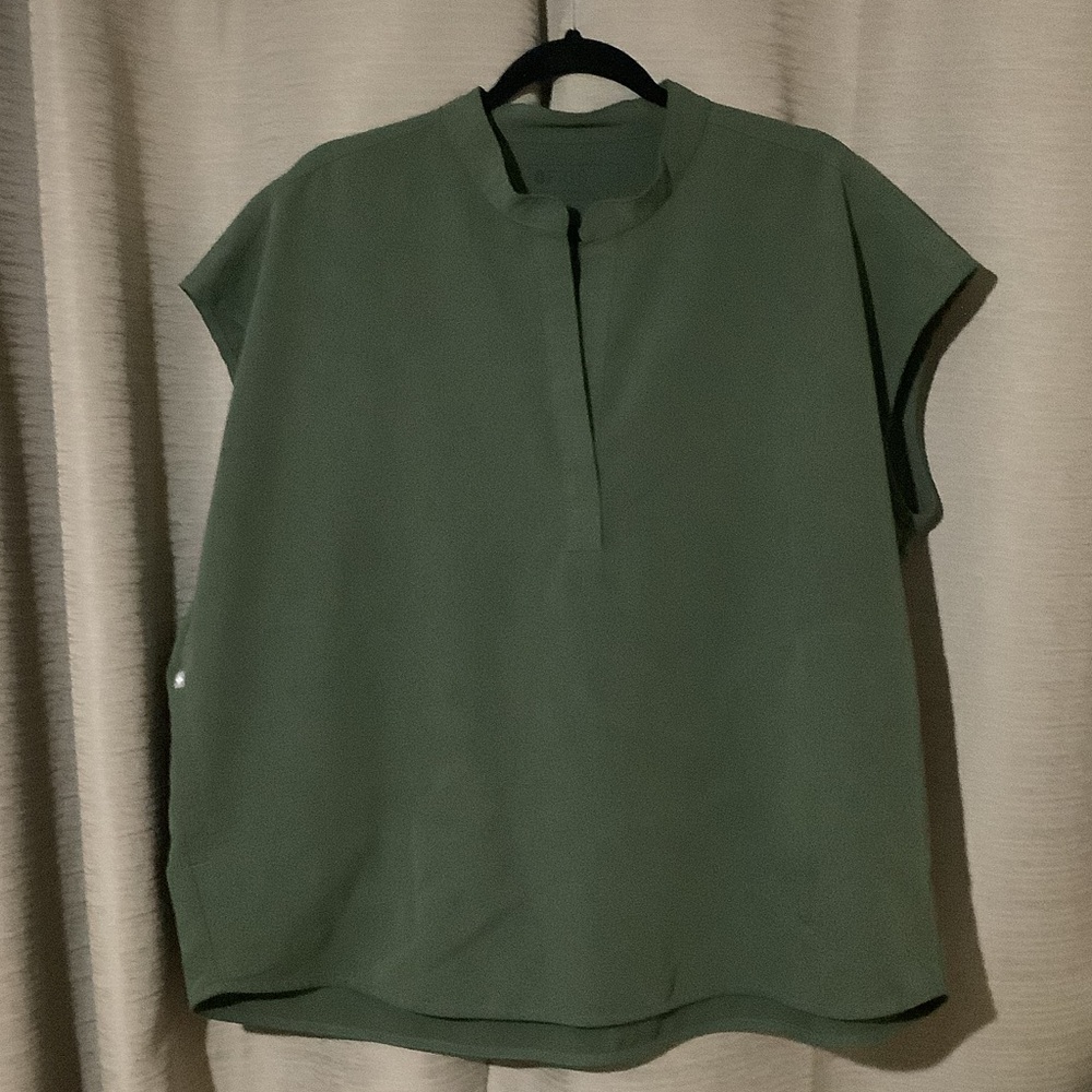 Figs Scrub Moss Rafaela Oversized Womens XL Top